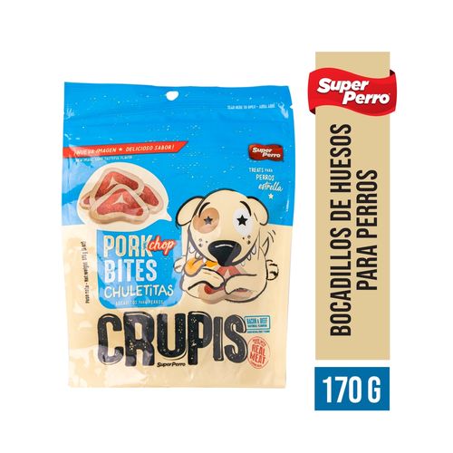 Bocadillos para perros Crupis, Chuleta -170 g