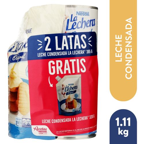 Leche Condensada LA LECHERA® 2pk más Doypack - 715 g