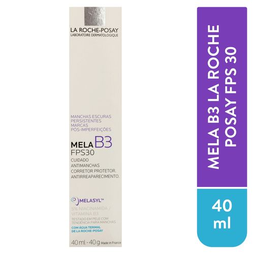 Crema La Roche Posay Anti-manchas con SPF 30 Mela B3 - 40 ml