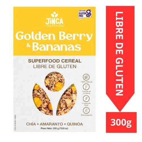 Cereal Jinca Golden Berry Bananas Gluten Free - 300 g