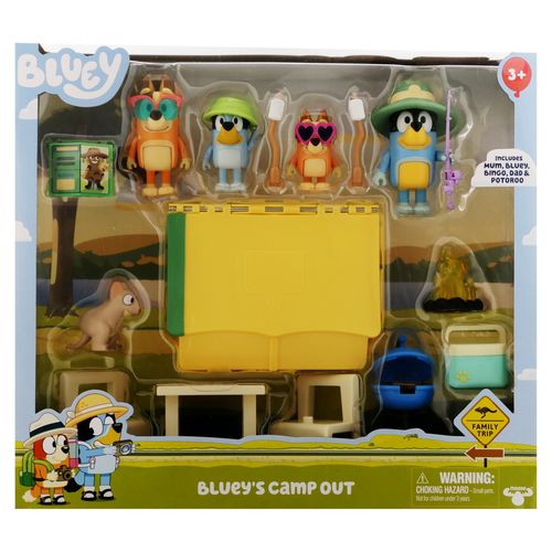 Set Camping Bluey Con Figuras S11