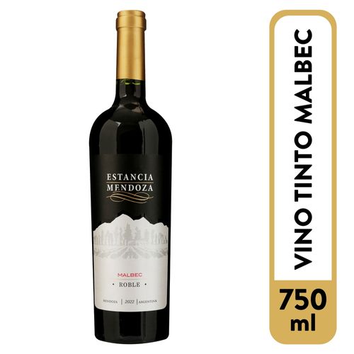 Vino Estancia Mendoza Malbec Roble750ml