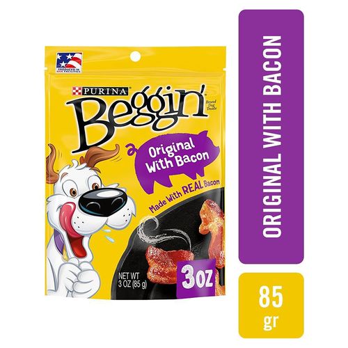 Snacks Purina Beggin Adulto Strips Bacon 85g (03oz)