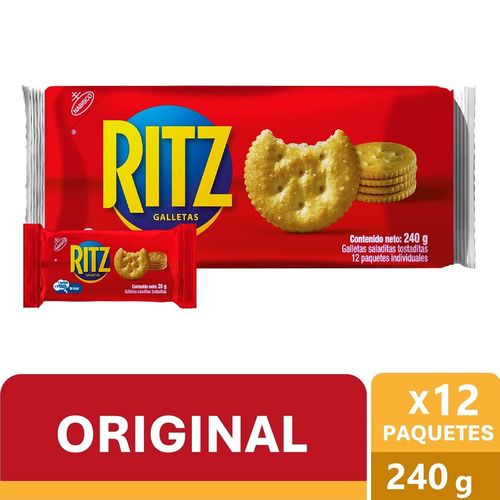 Galletas Saladas Ritz Original 12 Pack - 240g