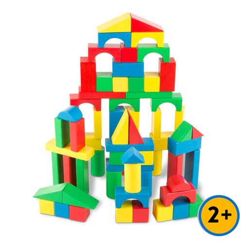 Bloques Melissa Doug madera -100 pzas