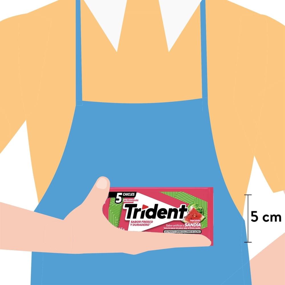 Chicle Trident Ssandía 6 unidades - 10.2 g. - Maxipalí | Costa Rica