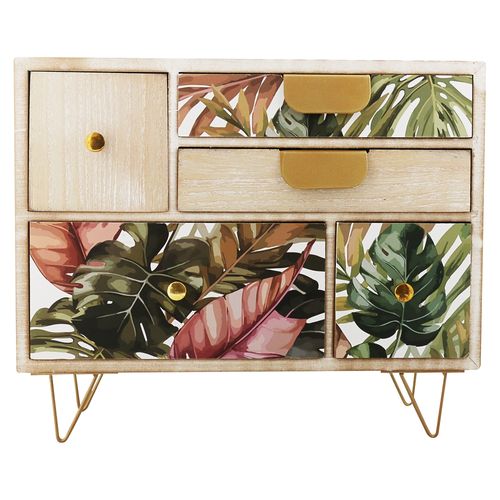 Gabinete Mainstays con diseño de hojas