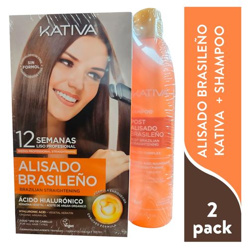 Kit Alisado Kativa Bra225 Post225 450ml