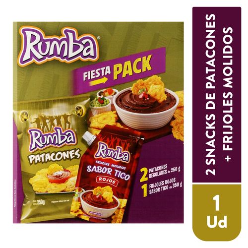 Fiesta Pack Patacones Frijol Rumba 850gr