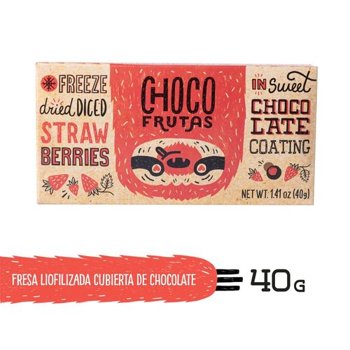 Chocolates Chocofrutas Fresa Caja - 40g