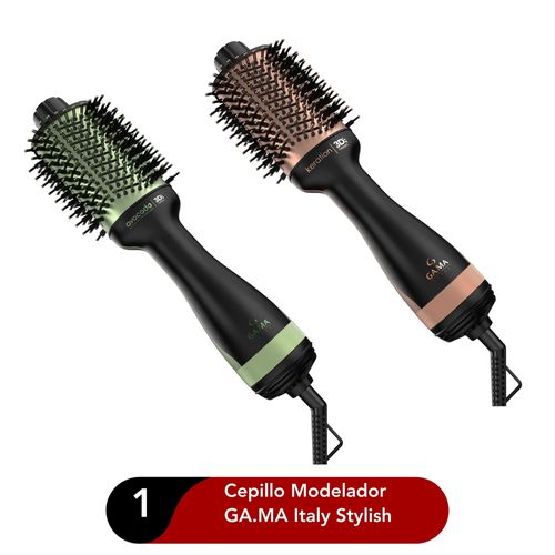 Cepillo Modelador GA.MA Stylish Keration/ Avocado