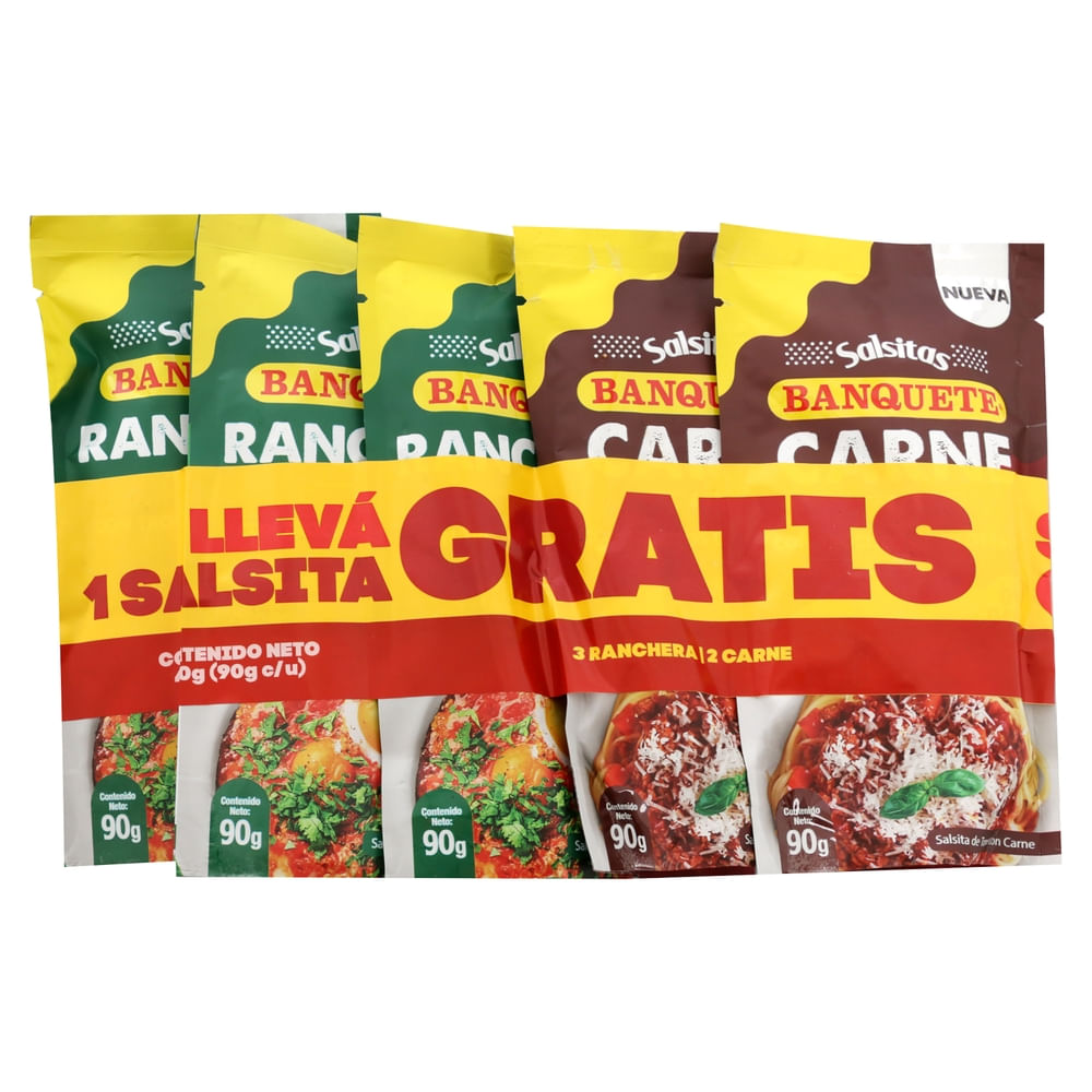 Salsa Prep Banquete 5 Pack 450gr - Maxipalí | Costa Rica
