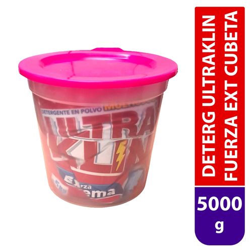 Deterg Ultraklin Fuerzext Cubeta 5000 Gr
