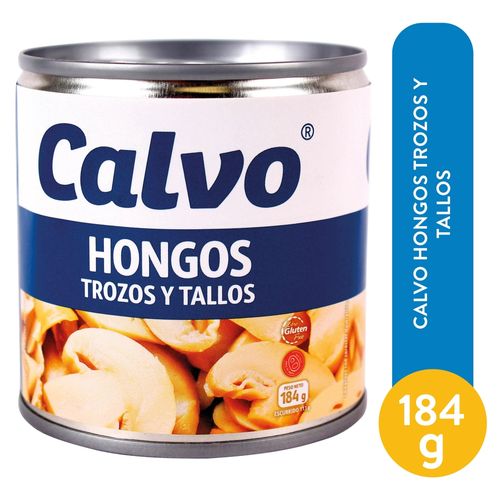 Hongos Calvo trozos y tallos - 184 g