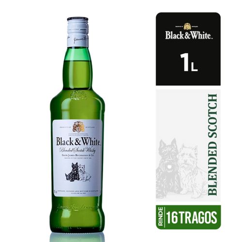 Whisky Black And White - 1000Ml