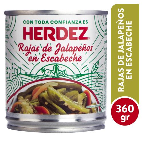 Chile Herdez Jalapeño Rodajas Escabeche -360 g