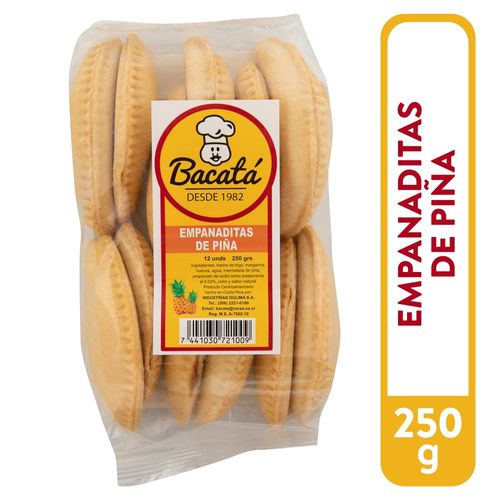Empanas de piña Bacatá 12 Uds - 250 g