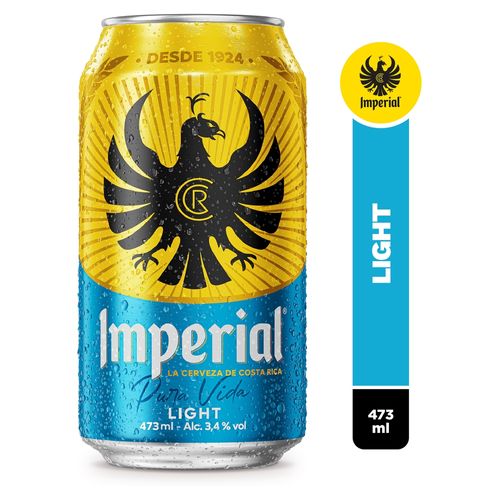 Cerveza Imperial Light Lata- 473ml