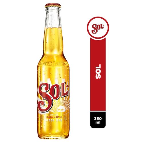 Cerveza Sol Vidrio- 330ml