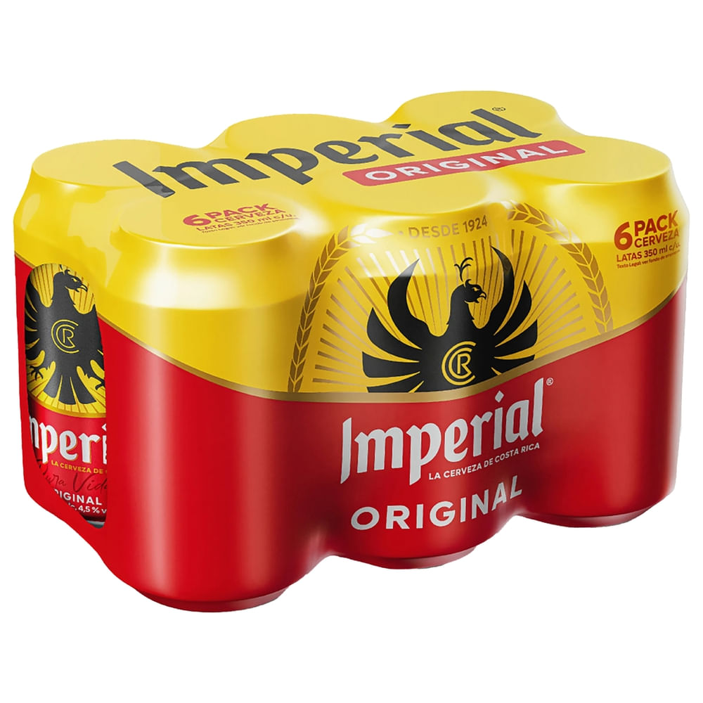 6 Pack Cerveza Imperial 350ml