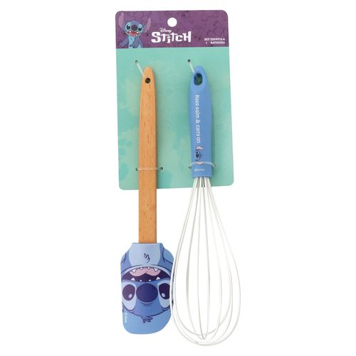 Set Stitch Espatula Y Batidor Mad Y Sil