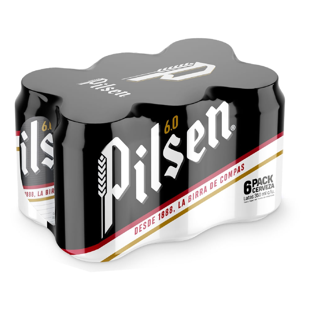 Comprar Cerveza Pilsen 6.0, 6 pack Lata- 350ml | Walmart Costa Rica ...