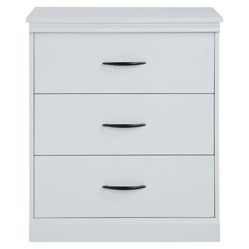Gavetero Mainstays de 3 cajones blanco - 80 cm