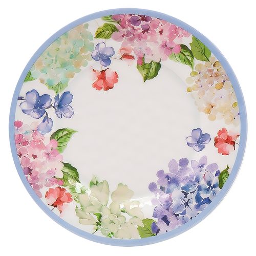 Ht Plato Postre De Melamina Floral