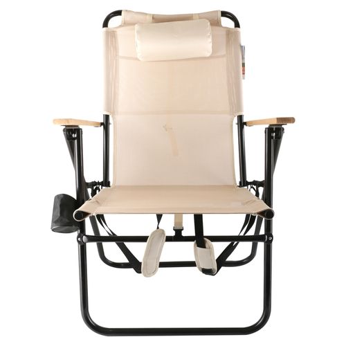 Silla para playa Ozark Trail 5 position color crema -107 cm