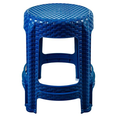 Banco Rattan Deluxe Mega Azul