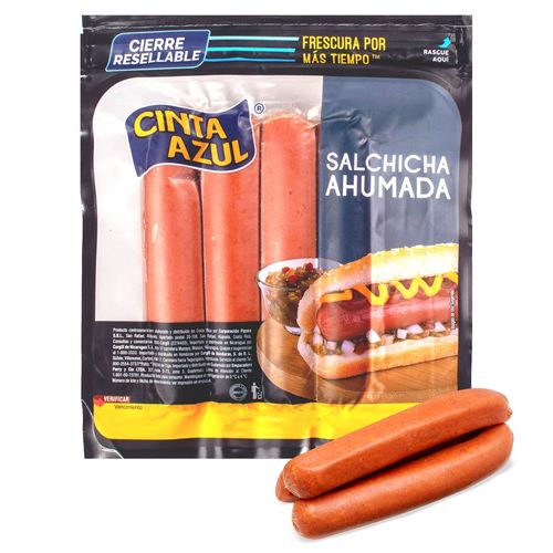 Salchicha Cinta Azul Ahumada - 380 g