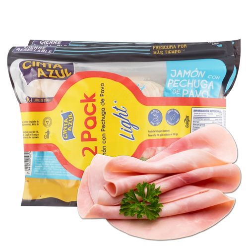 Jamón Pechuga De Pavo Cinta Azul 2pack - 700 g