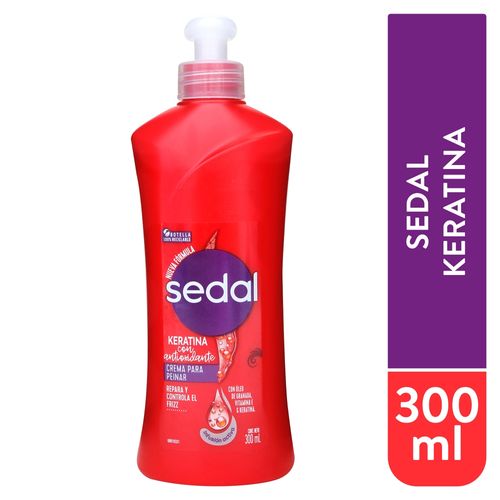 Crema Para Peinar Sedal Keratina -300ml