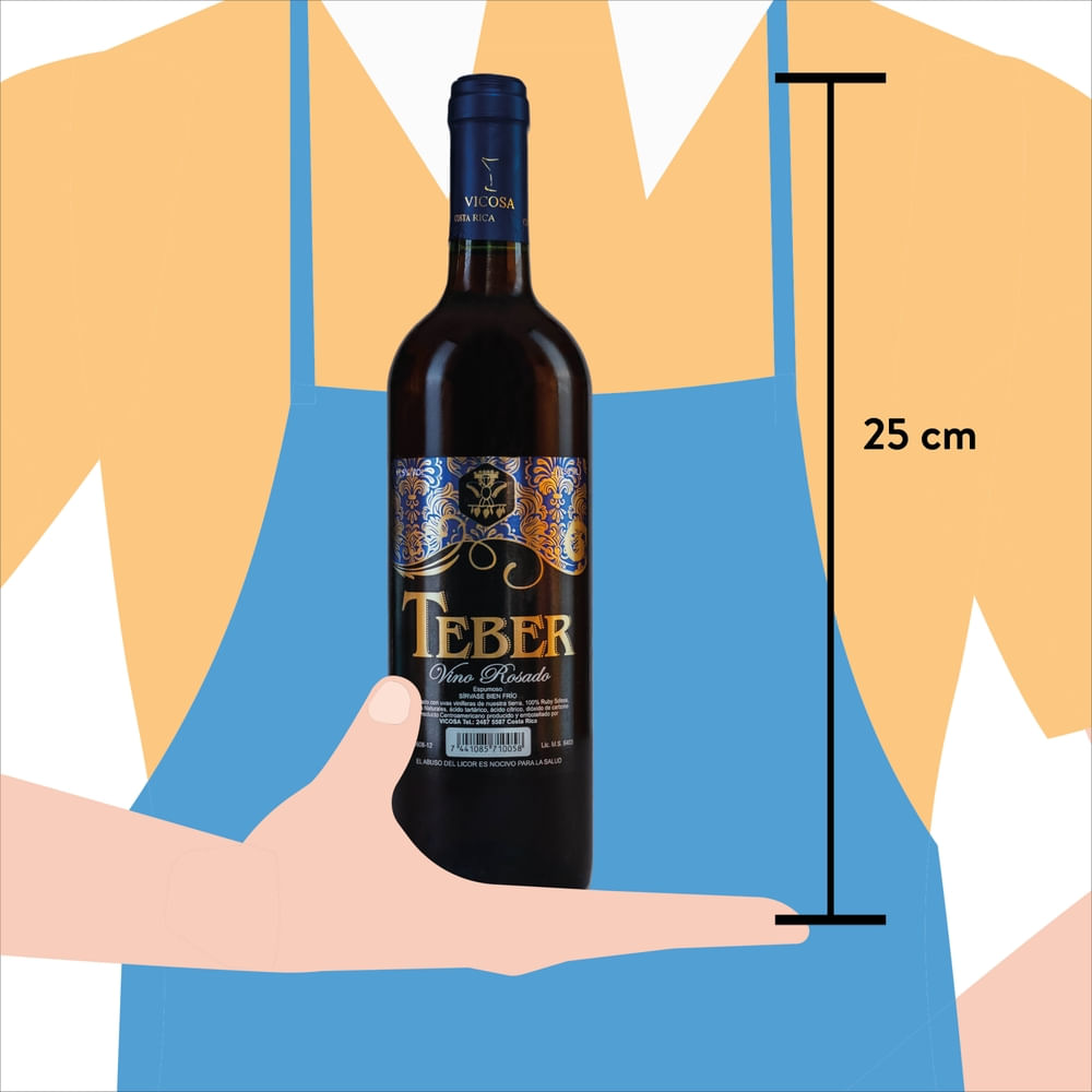 Comprar Vino Teber Espumoso Rosado - 750ml | Walmart Costa Rica ...