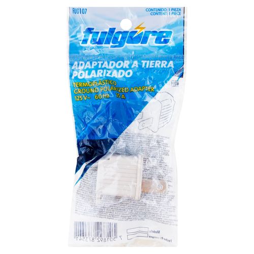 Adaptador Fulgore a Tierra Polarizado Termoplastico - unidad