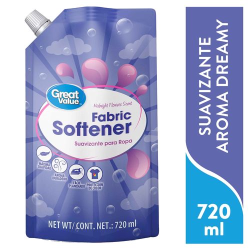 Suavizante Great Value Cuidado Avanzado aroma Dreamy Paradise -720ml
