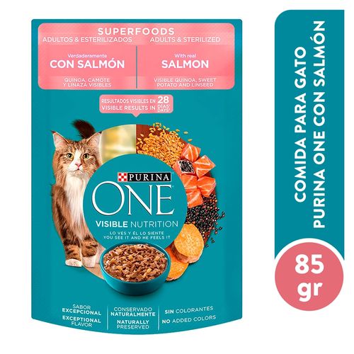 Alimento Húmedo Superfoods One Gatos Adulto - 85 g