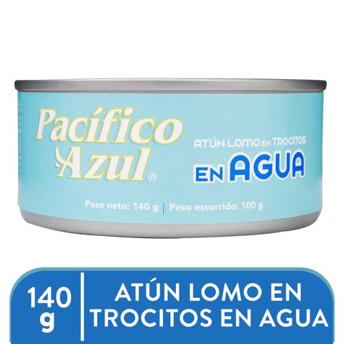 Atún Pacífico Azul Trocitos En Agua - 140 g