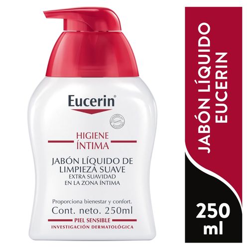 Jabón Líquido Eucerin De Limpieza Suave Zona Íntima -250ml