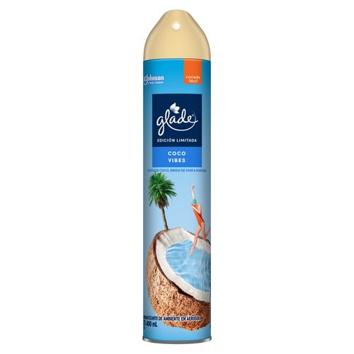 Aromatizante Glade Aerosol Coco Vibes - 400 ml