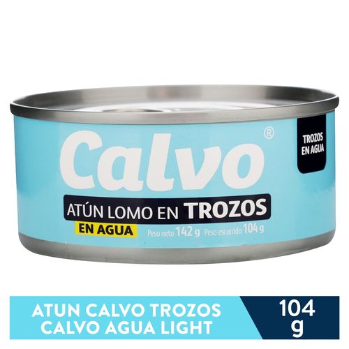 Atún en trozos Calvo en agua light - 104 g