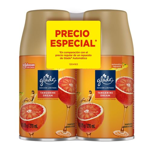Aromatizante Glade aroma cítrico 2 Pack - 350 g