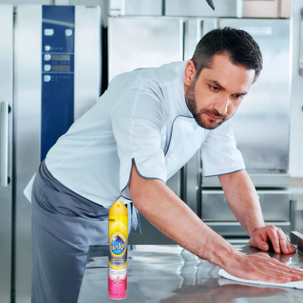 Limpiador Acero Inox Pledge Mueb 378ml - Masxmenos | Costa Rica
