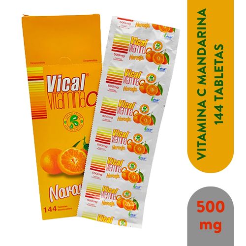 Vitamina C Mandarina 500mg X 144tab Mast