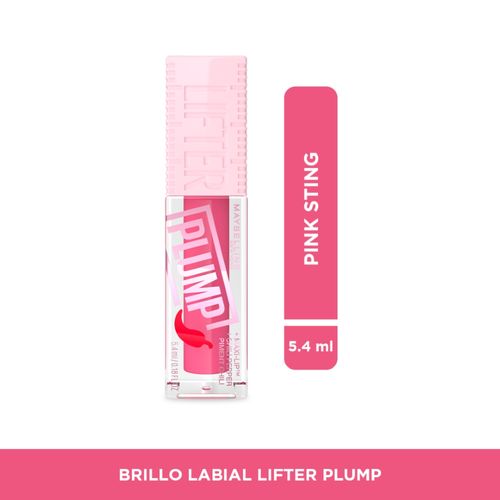 Brillo Labial Maybelline NY Lifter Gloss Plump Pink Sting - 5.4 ml