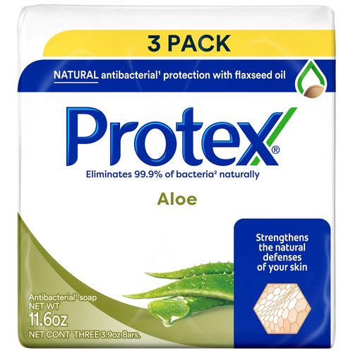 Jabón en Barra Antibacterial Protex  Aloe 3 Pack - 110 g