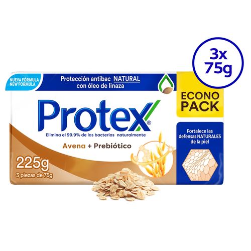 Jabón Protex Avena 3Pack - 225 g