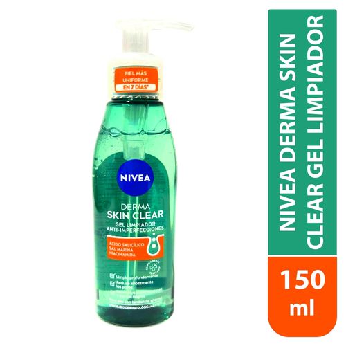 Gel limpiador Nivea derma skin - 150 ml