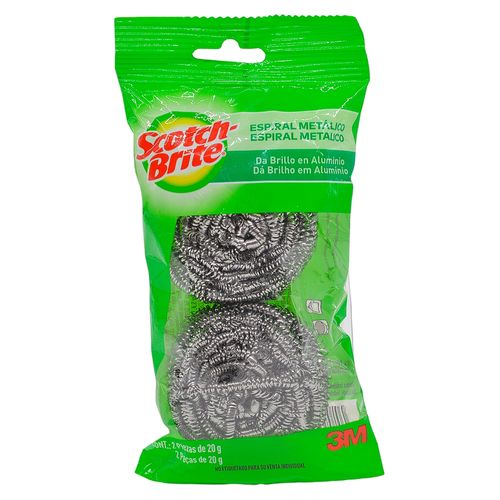 Espiral Metalico Scotch Brite 2ea