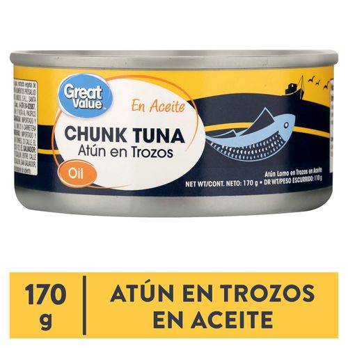Atun Great Value En Aceite 170gr